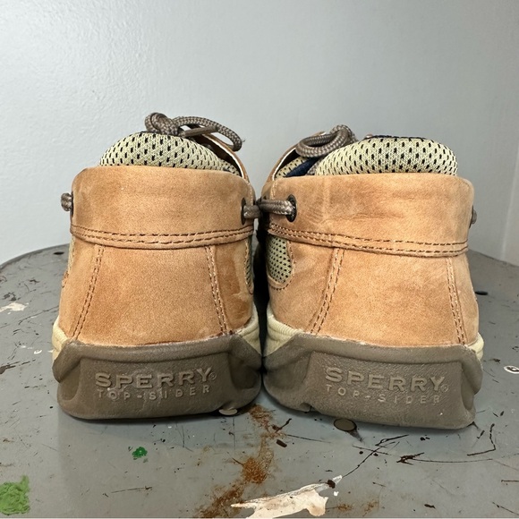 Sperry Boy’s Tan Boat Shoes Kids size 4.5 - Picture 6 of 11
